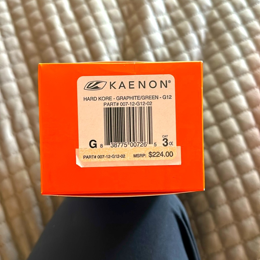 NWT Kaenon Hardkore Sunglasses black.